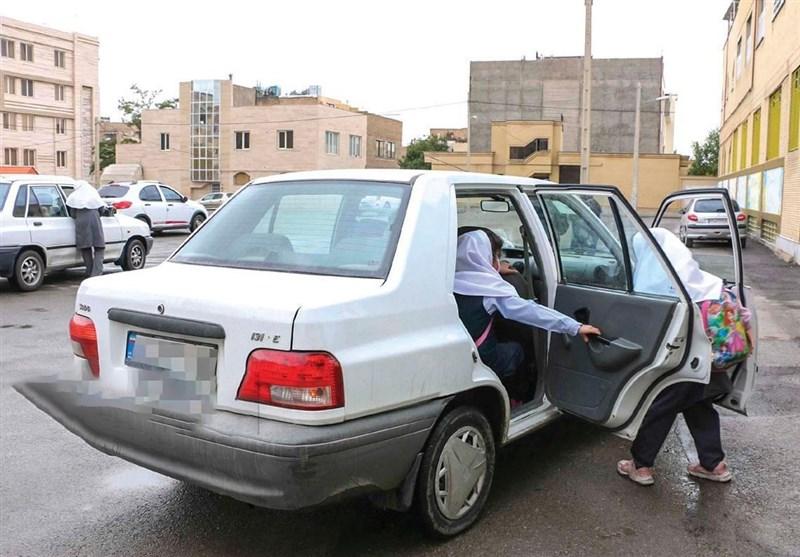  راننده سرویس دوبار دانش آموز را زیر گرفت