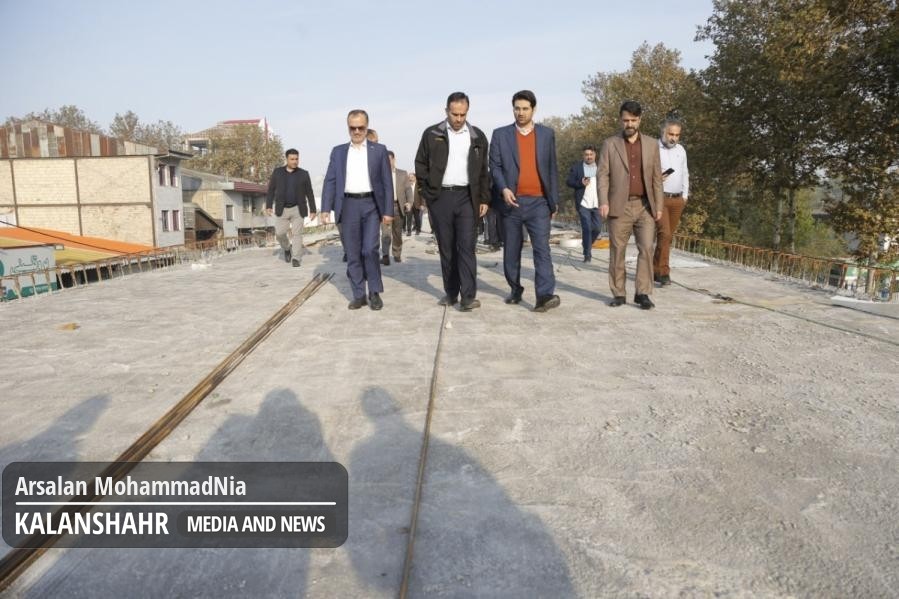 گزارش تصویری؛بازدید رئیس کل سازمان امور مالیاتی کشور از یک پروژه عمرانی شهرداری رشت