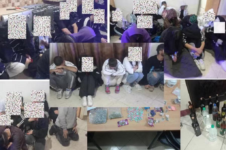 دستگیری ۵۷ دختر و پسر وسط پارتی مختلط در صومعه سرا/۱۰۰میلیون تومان خرج این پارتی شده بود