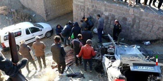 «پراید» در راه مدرسه واژگون شد؛ ۳ معلم در آتش سوختند/عکس