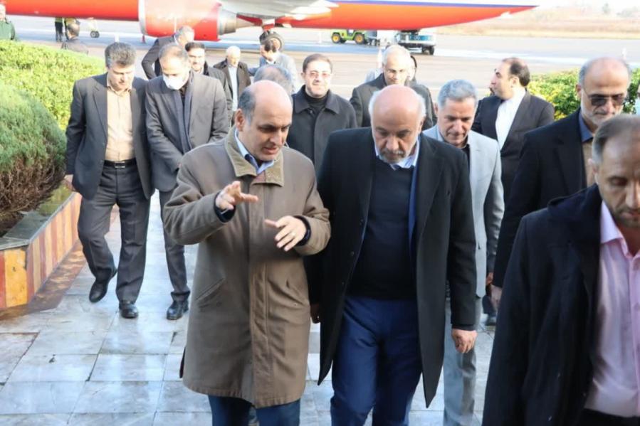 وزیر تعاون، کار و رفاه اجتماعی وارد گیلان شد