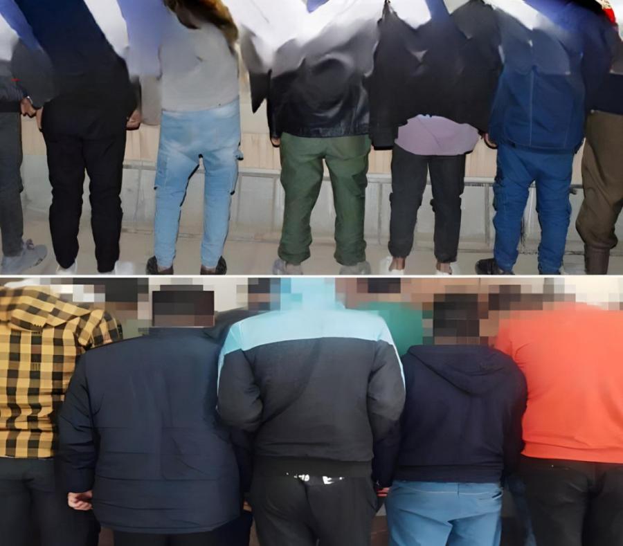 دستگیری و احضار ۴۴ اراذل و اوباش در رشت