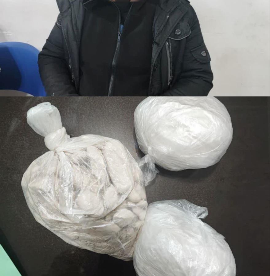 دستگيری قاچاقچی ۳۹ ساله مواد مخدر در رشت