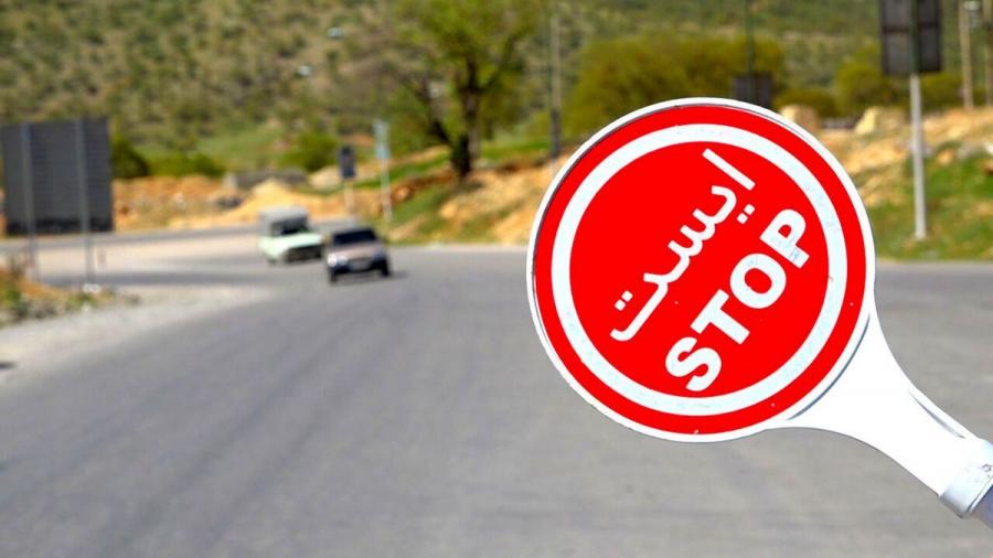باند شمالی آزادراه منجیل به رودبار مسدود شد