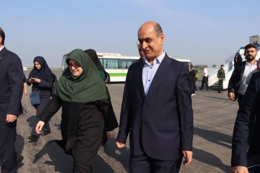  سخنگوی دولت وارد گیلان شد
