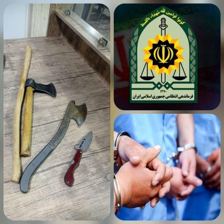 تشکیل پرونده قضایی برای مسافرانی که بعد از تصادف در رضوانشهر با چاقو به مردم حمله کردند