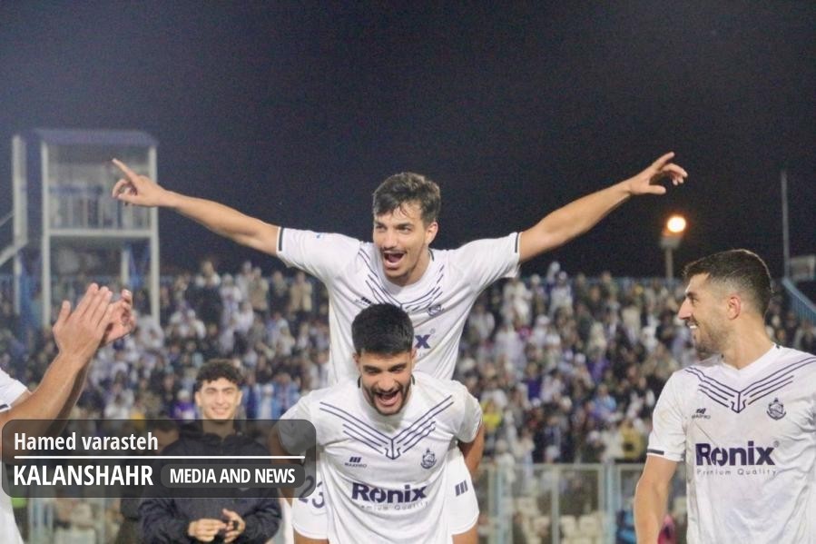 گزارش تصویری؛بُرد شیرین ملوان بندر انزلی مقابل خیبر با چاشنی بالانشینی