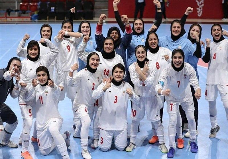 قهرمانی دختران فوتسال ایران در بازی‌های آسیایی جوانان با شکست چین