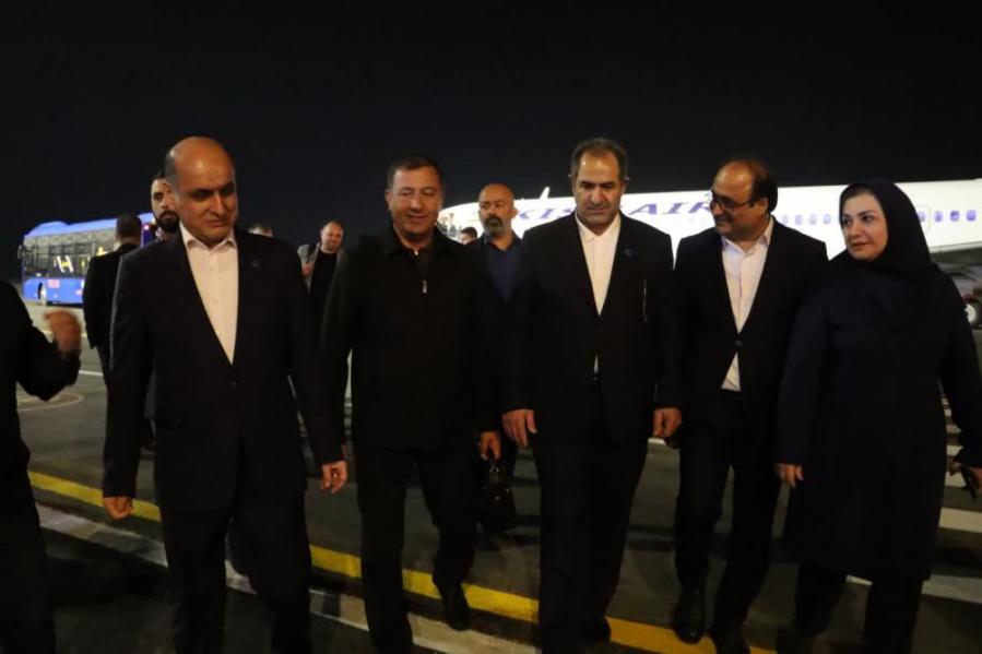 استاندار استان بالکان ترکمنستان وارد گیلان شد