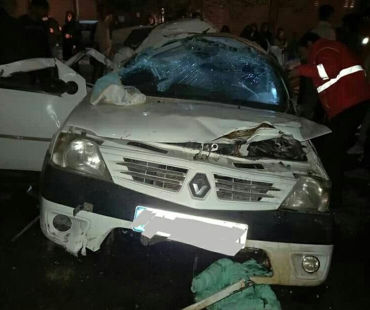 واژگونی خودرو در جاده سراوان با ۶ کشته و مصدوم