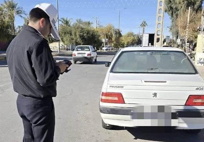 توقیف پژو ۴۰۵ با ۲۲ میلیون تومان خلافی در ماسال