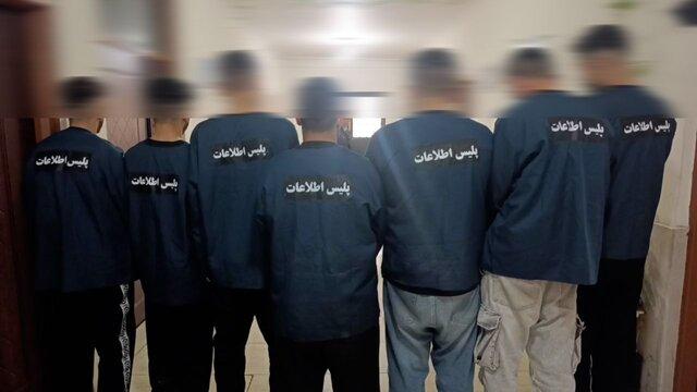 بازداشت ۷ عامل نزاع دسته جمعی و اوباش گری در رشت