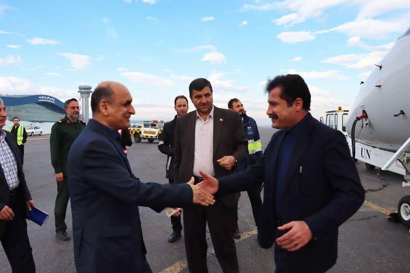 معاون رئیس جمهور در امور توسعه روستایی و مناطق محروم کشور وارد گیلان شد