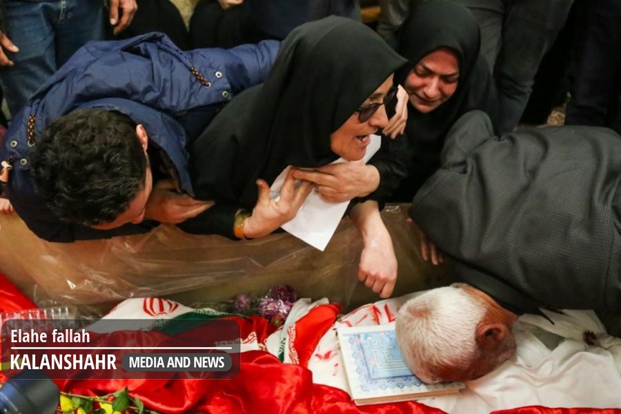 گزارش تصویری؛ وداع خانوادگی با ۳ شهید حمله رژیم اسرائیل و آمریکا به لوشانِ گیلان
