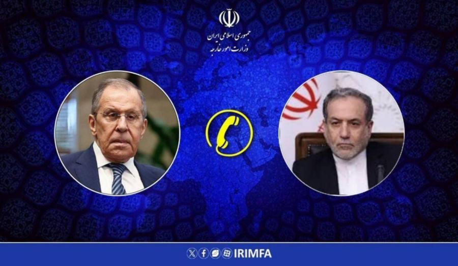 تماس تلفنی وزیران امور خارجه ایران و روسیه