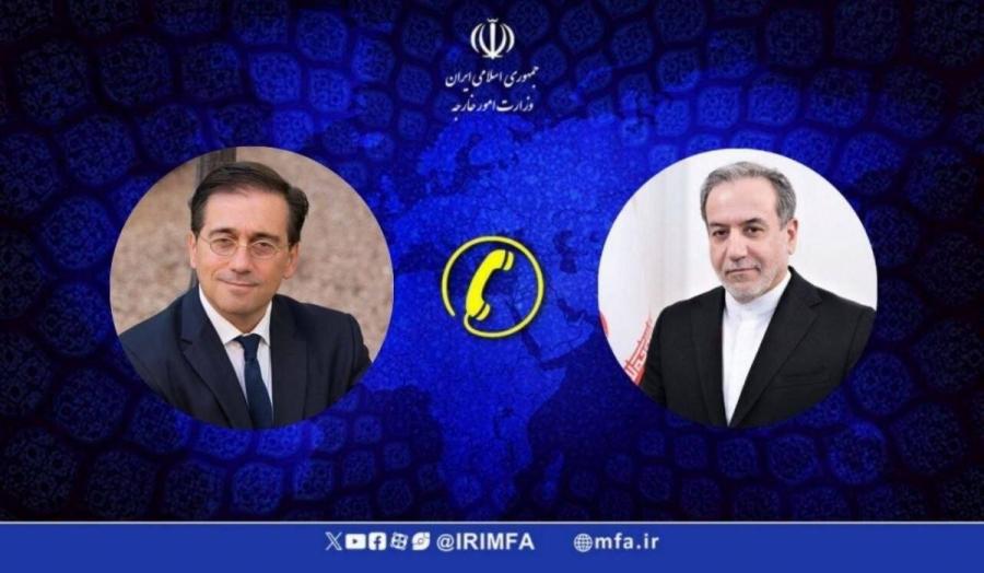 قدردانی عراقچی از مواضع اصولی و شرافتمندانه اسپانیا در مخالفت با تجاوز نظامی به ایران