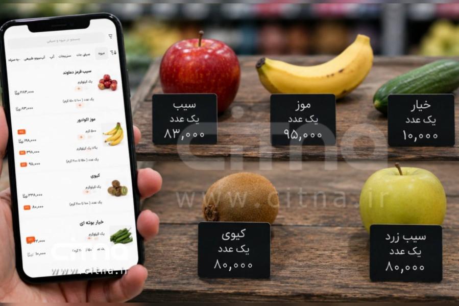 تصویری تلخ از کوچک شدن سفره های ایرانیان؛فروش دانه ای میوه در فروشگاه های آنلاین