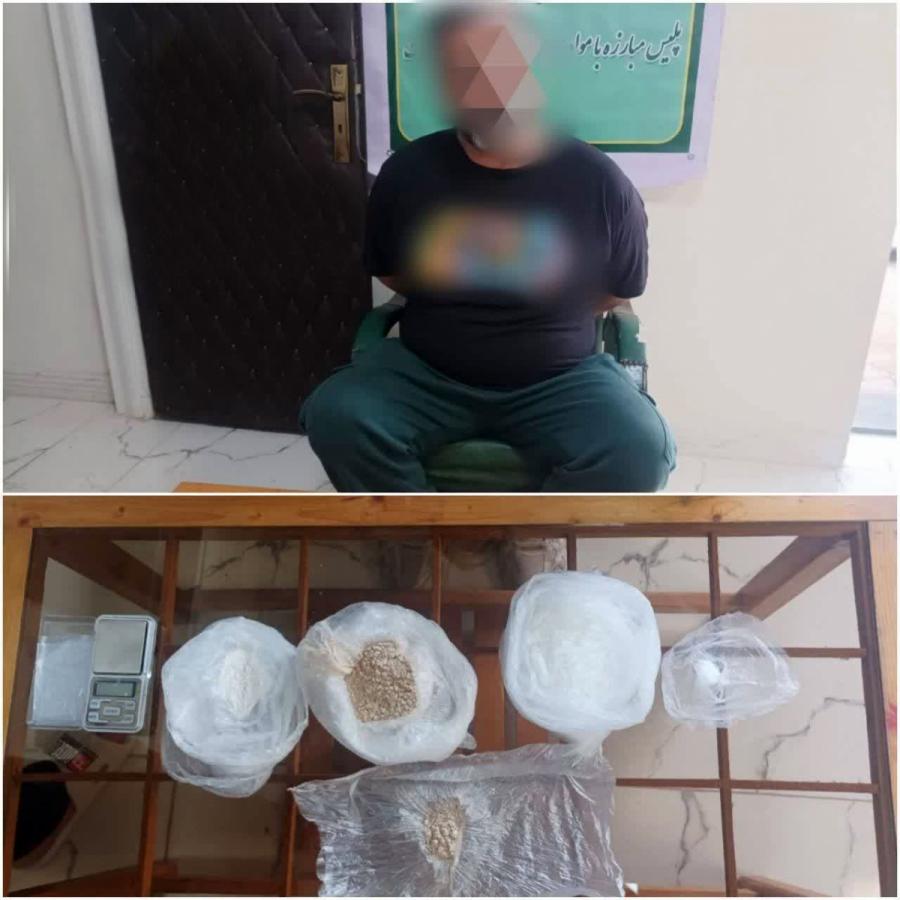 کشف کوکایین، شیشه و هروئین از داخل گلگیر خودروی پژو پارس