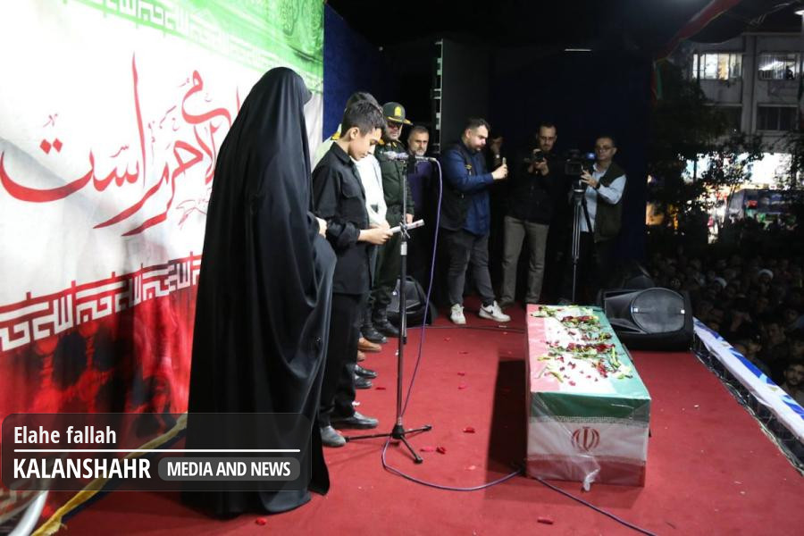 گزارش تصویری؛ وداع مردم رشت با «جواد جعفرزاده» پلیسِ فداکار و  اهداکننده عضو