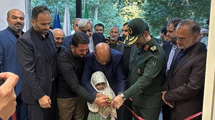 افتتاح سالن ورزشی چندمنظوره «شهیده پرستار مرضیه نبوی‌نیا» در بوستان ملت رشت 
