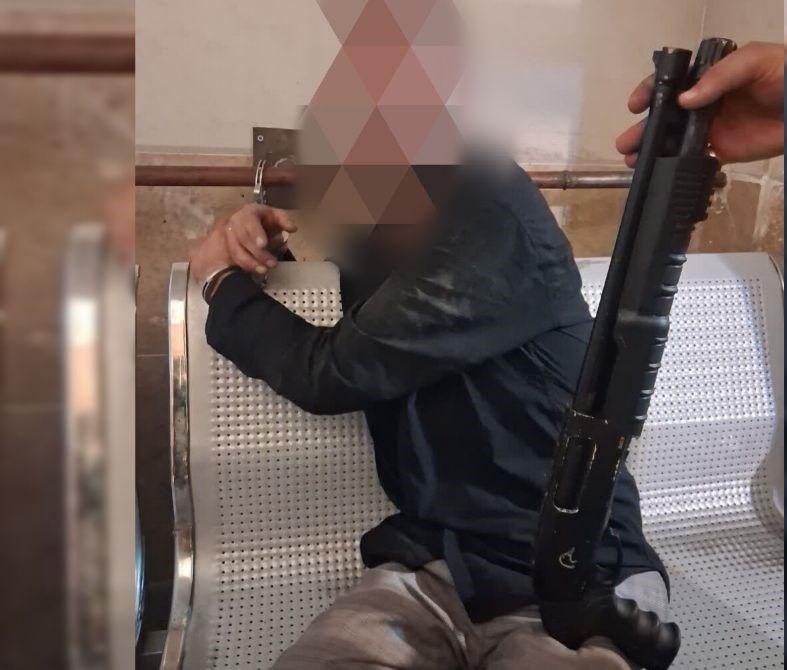 کشف سلاح سرد و اسلحه وینچستر؛ دستگیری شرور سابقه‌دار مسلح در رشت