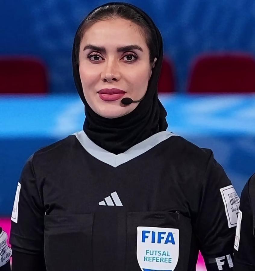 خداحافظی گلاره ناظمی  داور گیلانی از دنیای داوری 