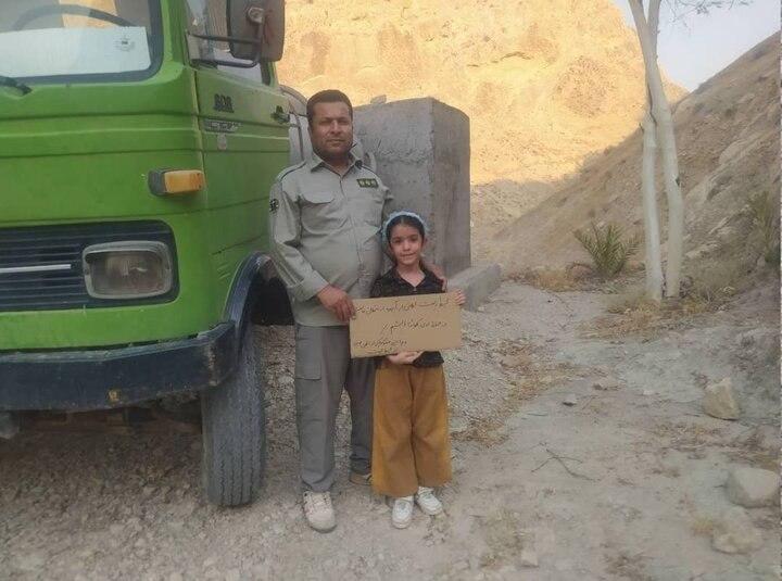 پول توجیبی اش را برای رفع تشنگیِ حیات وحش اهدا کرد