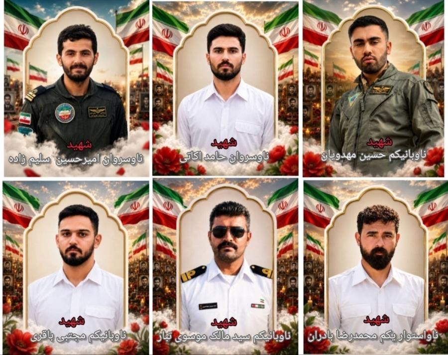 شهادت ۶ ارتشی و ۴ نیروی هوافضای سپاه در حملات آمریکا به ایران