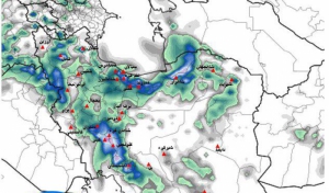 بارش مناطق کوهستانی ایران برای جمعه 24 اسفند 