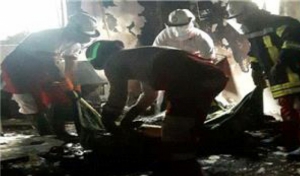 جان باختن دو جوان در شعله های آتش انبار صومعه سرا