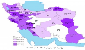 نرخ تورم گیلان از نرخ تورم کل کشور پایین تر است