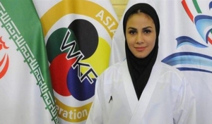 بانوی گیلانی در لیگ جهانی کاراته وان