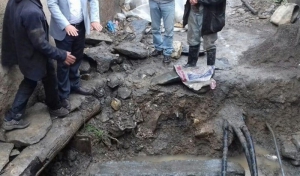 کشف گور تاریخی در محله ساغریسازان