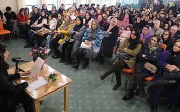 دیدار نجدی با دوستداران بر کشتی میرزا کوچک