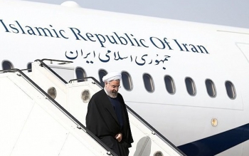 روحانی وارد چابهار شد