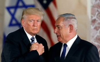 ترامپ : اراضی فلسطینی ها دو برابر می شود / نتانیاهو : طرح ترامپ، مسیر واقعی صلح پایدار است