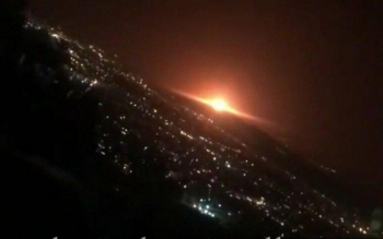 دیده شدن نور شدید در آسمان تهران