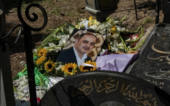 گزارش تصویری مراسم خاکسپاری هادی موافق