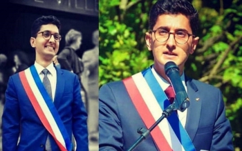 یک جوان ایرانی شهردار یک شهر فرانسه شد