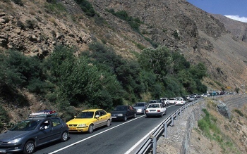 در آخرین روز تعطیلات؛ترافیک در جاده های گیلان آرام و روان