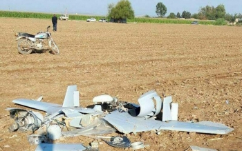 یک فروند پهپاد در پارس آباد مغان سقوط کرد