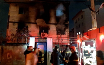 انفجار منزل مسکونی و سوختگی ۹۰ درصدی یک مصدوم در رشت + تصاویر
