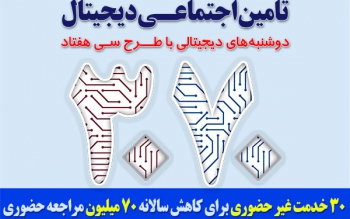 خدمات غیرحضوری سازمان تامین اجتماعی در طرح ۳۰۷۰ به بیستمین ایستگاه رسید