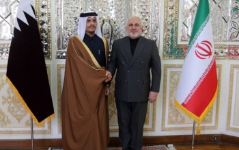 وزیر امور خارجه قطر با ظریف دیدار می کند