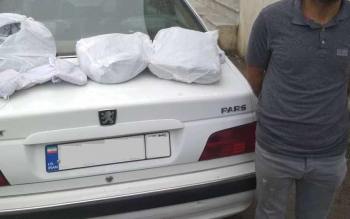 دستگیری قاچاقچی سابقه دار مواد مخدر و کشف ۱۹ کیلوگرم مواد مخدر در لاهیجان