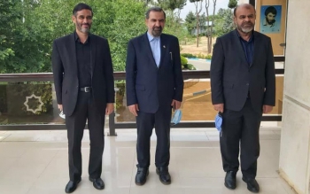 دیدار انتخاباتی محسن رضایی، سعید محمد و رستم قاسمی