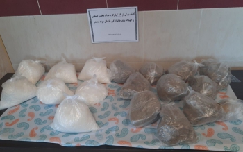 کشف بیش از ۱۶ کیلوگرم مواد مخدر صنعتی در رشت