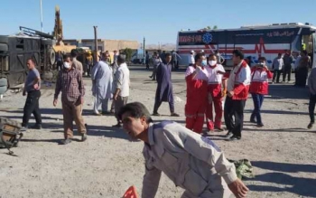 واژگونی اتوبوس در دهشیر استان یزد پنج کشته و ۲۸ مصدوم بر جا گذاشت