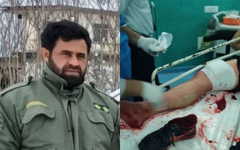 مجروح شدن محیط بان آستارایی در درگیری با جنگل خواران