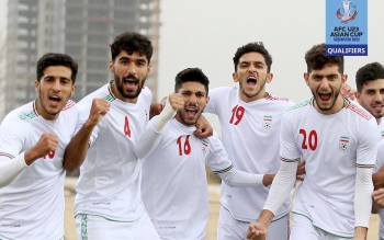 پیروزی تیم فوتبال امید ایران مقابل لبنان